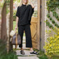 Limited Time Sale🔥Women's 2 Piece Outfits 3/4 Batwing Sleeve Pullover Top+Wide Leg Pants Set