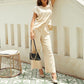 ⏰Hot Sale - WOMENS TWO PIECE HIGH WAISTED PANTS LOUNGE SET