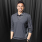 Men's Faux Two-Piece Long Sleeve Top