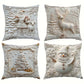 Elegant Christmas Decorative Pillow Covers (4-Piece Set) for Cozy Holiday Vibes!