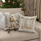 Elegant Christmas Decorative Pillow Covers (4-Piece Set) for Cozy Holiday Vibes!