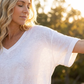 🌸LAST DAY SPECIAL PRICE!!🌸Women's Casual V-Neck Short Sleeve T-Shirt