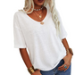 🌸LAST DAY SPECIAL PRICE!!🌸Women's Casual V-Neck Short Sleeve T-Shirt