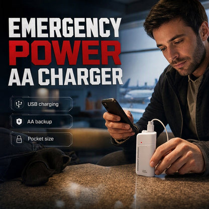 ⏳LAST DAY 55% OFF🔋Portable Emergency Phone Charger✈️No Pre-Charging Needed🎒Lightweight Backup Power for Outdoor & Commute🎒Ideal for Travel, Camping & Home Blackout