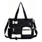 👜 HALF PRICE — TODAY ONLY! ✨ Large Capacity Multi-Pocket Canvas Tote Bag – Retro Style, Roomy & Organized 🎒 Laptop-Friendly, Lightweight & Comfortable 🏫 Perfect for School, Commuting & Shopping 🛍️