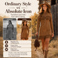 Women‘s Western Faux Suede Fringe Dress