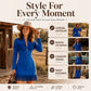 Women‘s Western Faux Suede Fringe Dress