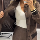 Women's Casual Jacket and Pants Set