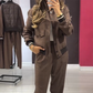 Women's Casual Jacket and Pants Set