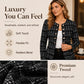Women's Vintage Slim-Fit Tweed Jacket
