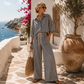 Women's Casual Striped Two-Piece Set