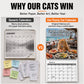 2027 Funny Cats Wall Calendar