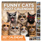 2027 Funny Cats Wall Calendar