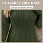 🌸 HOT SALE — 50% OFF! 💖 Cable Knit Bodycon Mini Sweater Dress – Curve-Hugging Fit, Soft Chunky Knit 🧶 Cozy & Chic for Parties, Dates & Christmas 🎄 Warm, Flattering & Versatile for Winter ✨