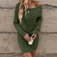 🌸 HOT SALE — 50% OFF! 💖 Cable Knit Bodycon Mini Sweater Dress – Curve-Hugging Fit, Soft Chunky Knit 🧶 Cozy & Chic for Parties, Dates & Christmas 🎄 Warm, Flattering & Versatile for Winter ✨