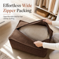 🪑50% OFF NOW!✨Clothes Storage Ottoman🧵Wide Zipper Design💪Robust Stitching🏠Dual Use Seat & Storage Box for Bedroom Living Room