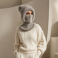 🔥50% OFF NOW❄️Women's 3-in-1 Knitted Balaclava🧶Plush Lined Beanie Scarf Mask💨Windproof Thermal Hood🥽For Skiing Cycling & Daily Commute