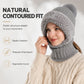 🔥50% OFF NOW❄️Women's 3-in-1 Knitted Balaclava🧶Plush Lined Beanie Scarf Mask💨Windproof Thermal Hood🥽For Skiing Cycling & Daily Commute