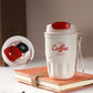 🎁50% OFF NOW☕️ Smart Temperature Display Coffee Tumbler✨ Double Wall Vacuum, With Carry Strap, 360ml Portable Mug🔥Lightweight Portable Cup for Coffee, Tea & Iced Drinks✈️Perfect for Office & Daily Travel