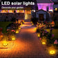 🔥BUY MORE GET MORE FREE💡Solar Powered Ground Lights, IP65 Waterproof,  No Wiring Needed, Warm & White Light Options,  Auto Night Light for Garden, Pathway, Lawn & Yard🌿