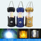 ⏰50% OFF NOW🏕️🔥3-in-1 Retractable Camping Lantern✨White Light & Flicker Flame & Flashlight, Solar & USB Charging for Outdoor, Emergency，Hiking, Fishing & Tent Use